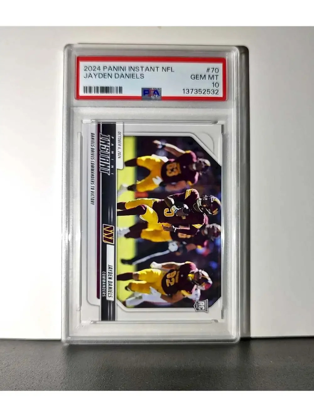 Jayden Daniels Rookie 2024 Panini Instant NFL #70 PSA 10 Gem Mint